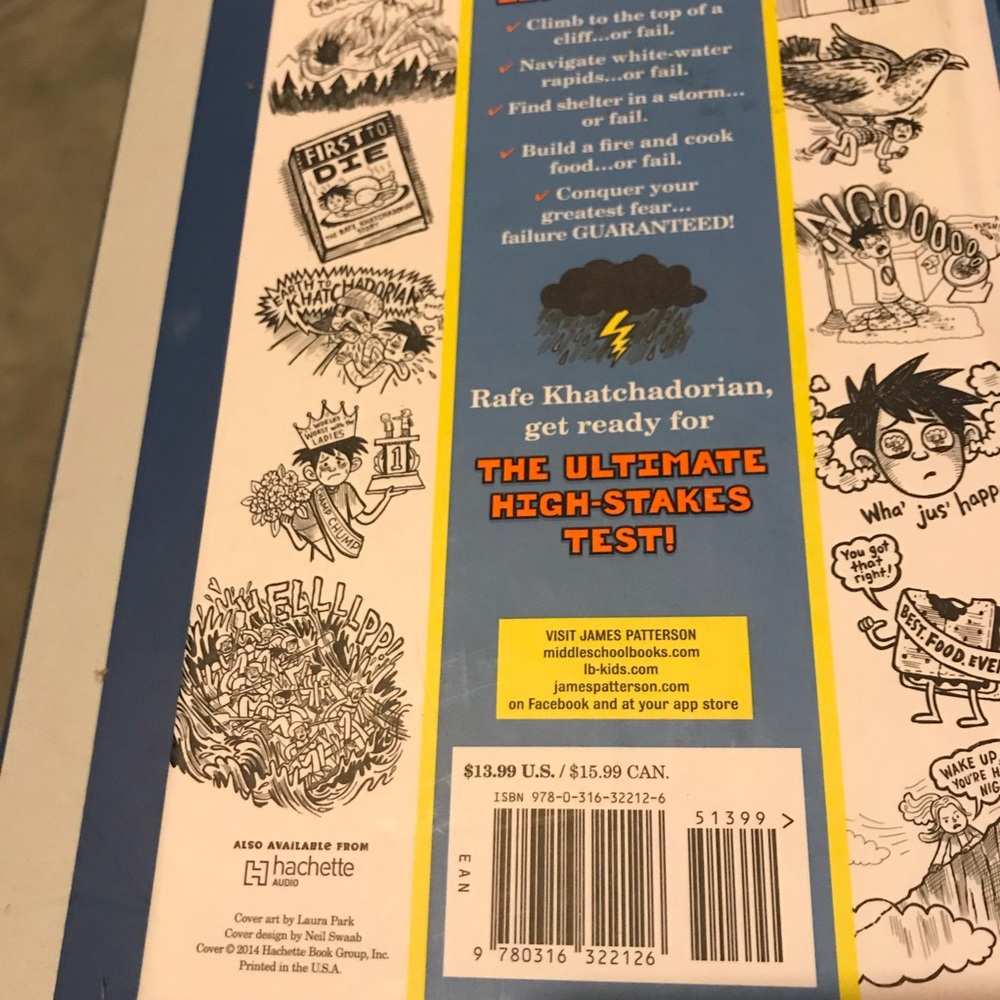 📘Middle School/Save Rafe! By James Patterson - Picture 4 of 4